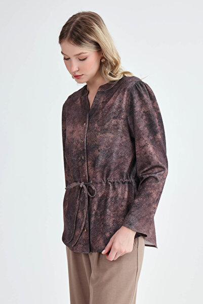 Vitrin Μπλούζα με μοτίβο με πτυχωτό μέση