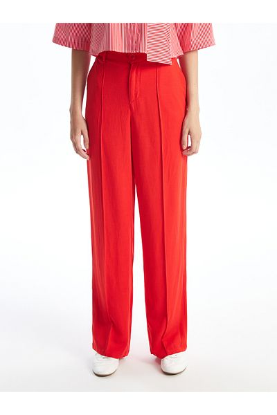 LC Waikiki Standard Fit Damenhose aus Leinenmischung