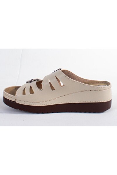 DAGOSTER Dza37-3001 Beige Daily Orthopedic Women's Slippers