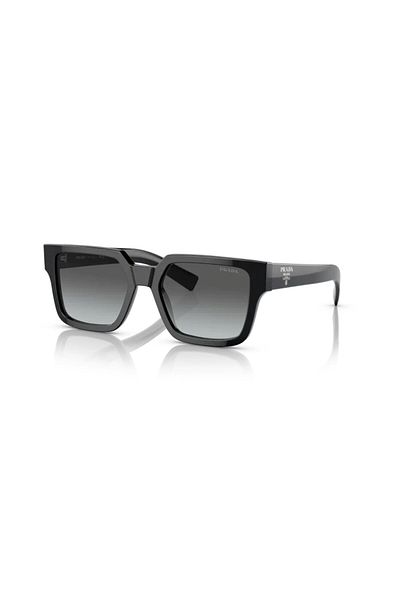 Prada Pr 03zs 1ab06t 54 Herren Cushion Black Bone Sonnenbrille