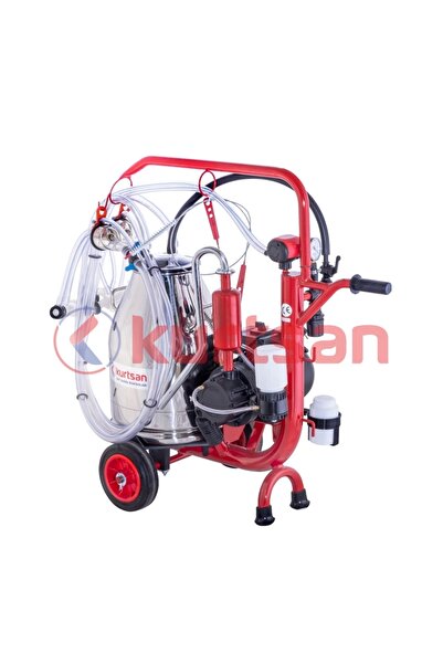 Kurtsan CYK Çift Sağım Tek Güğüm Koyun Sağım Makinası 30 LT (Yağlı sistem) - ...