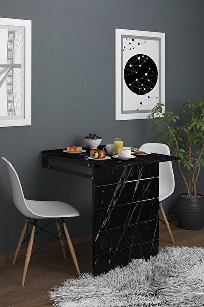 moka park avm Duvara Monte Katlanır Dikdörtgen 2 Kişilik Mutfak Masası Pratik...