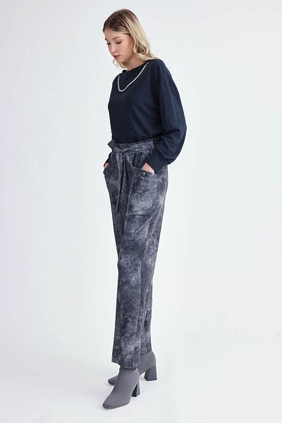 Vitrin Belted Waist Pocket Trousers