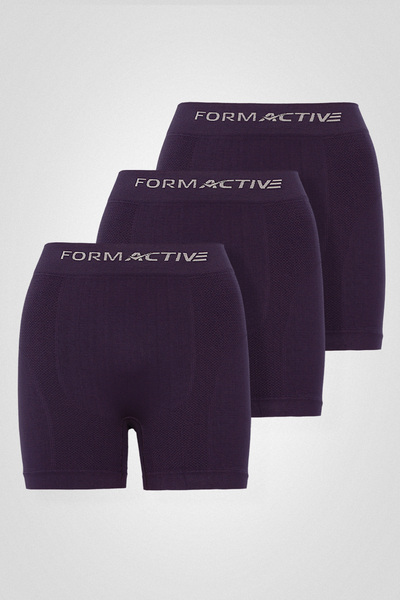 Formactive Безшовні мікрофіброві еластичні чоловічі спортивні боксери, набір з 3 штук