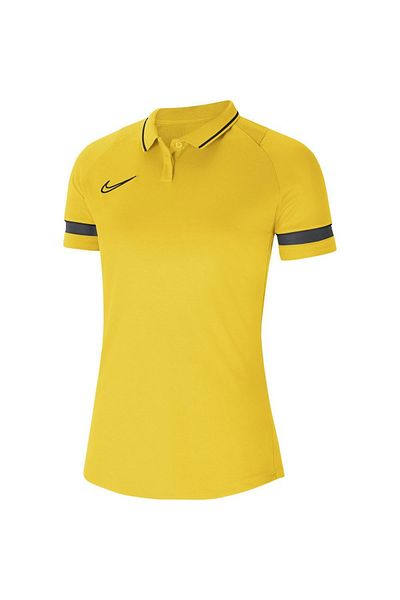 Nike Academy Dri Fit Women's Yellow Classic Collar Polo T-Shirt