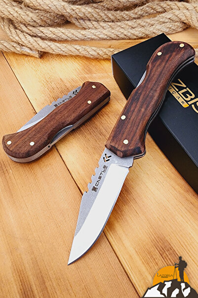 Castle Ceviz Sap Kamp Çakısı Outdoor Piknik Çakısı Bahçe Çakısı (ÇKW-473)