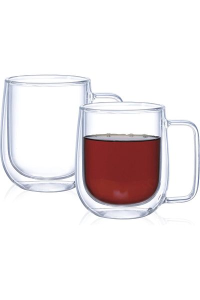 NEOFLAM 2PCS BORO D/WALL MUG SET 250ML