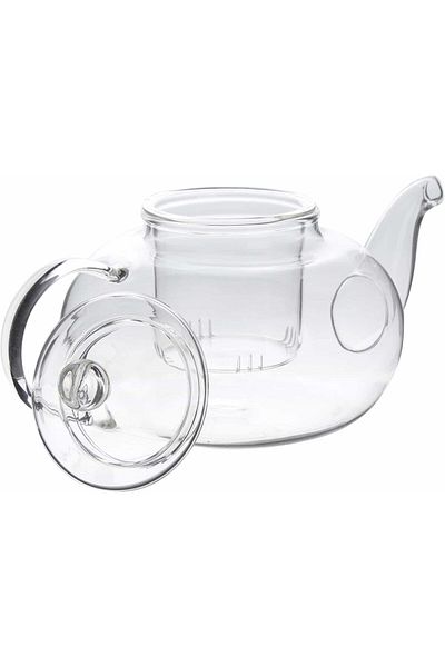 NEOFLAM 2PCS GLASS TEA POT & BURNER SET 1L