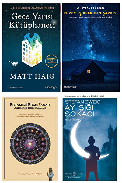 TÜRKİYE İŞ BANKASI KÜLTÜR YAYINLARI Gece Yarısı Kütüphanesi + Bilinmezi Bilme...