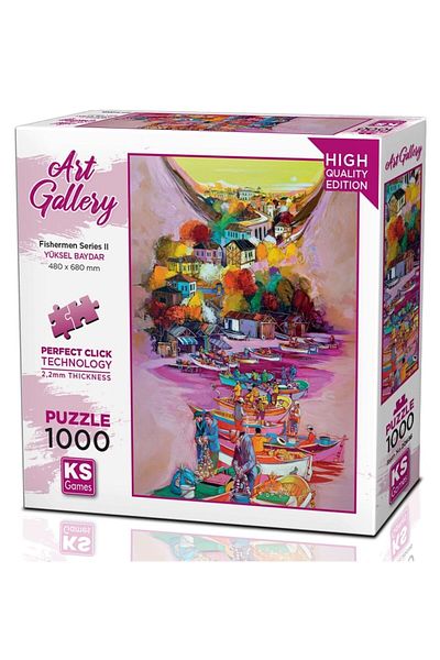 Ks Games 1000 Piece Fishermen Series II Puzzle
