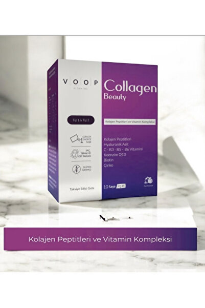 VOOP Collagen Beauty 10 Saşe Nar Aromalı Kolojen