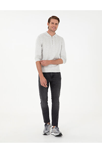 Pierre Cardin Siyah Slim Fit Jean Pantolon 50295867-VR046