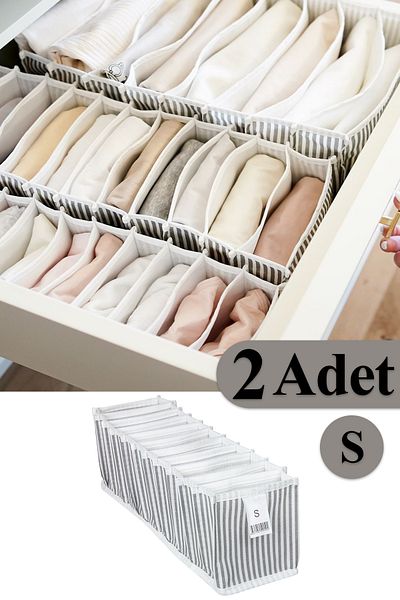 Pazar Kapısı 2 Pieces Accordion Drawer and Cabinet Organizer Small