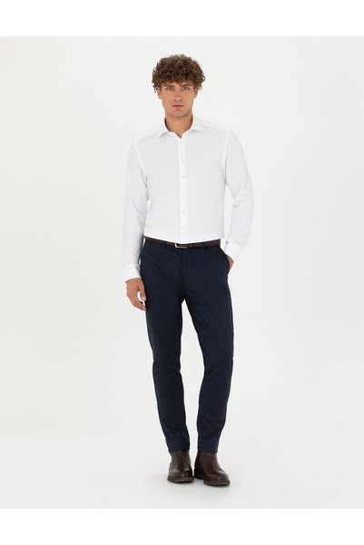 Pierre Cardin Beyaz Slim Fit Uzun Kollu Gömlek 50275517-VR013