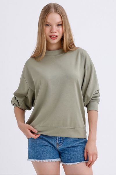 MD trend Hanorac modal oversize de bază pentru damă