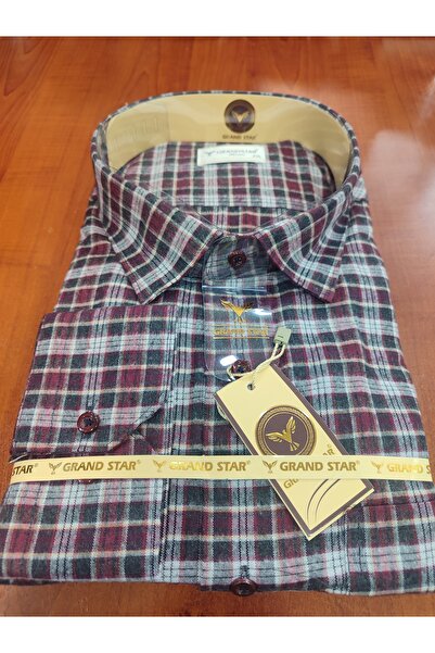 Grand Star Daynoglu 100% Wool Pocket Classic Winter Men's Shirt