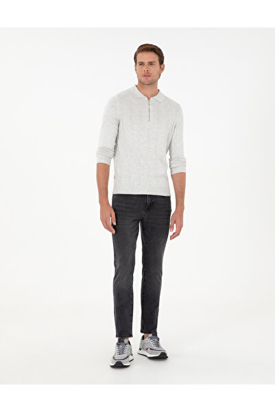 Pierre Cardin Siyah Slim Fit Jean Pantolon 50295867-VR046