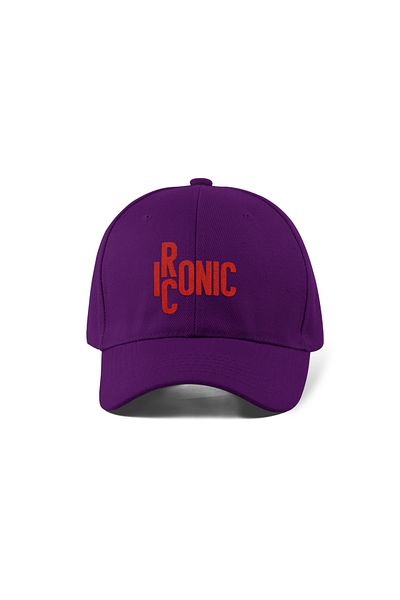 QUATEX Iconic Embroidered Purple Sports Unisex Hat A+ Quality Product