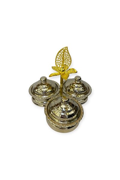 EFEMİR Triple Aluminated Copper Spice and Catering Holder
