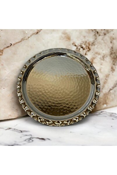 EFEMİR Forged Copper Spiked Tray 24 cm