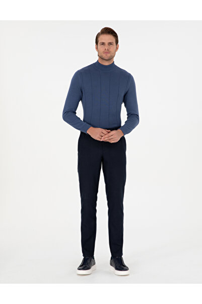 Pierre Cardin Lacivert Ex. Slim Fit Kumaş Pantolon 50297517-VR033