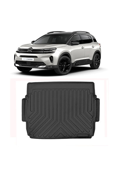Rizline Citroen C5 Aircross Üst Konum 2023 Sonrası 3D Bagaj Havuzu Siyah