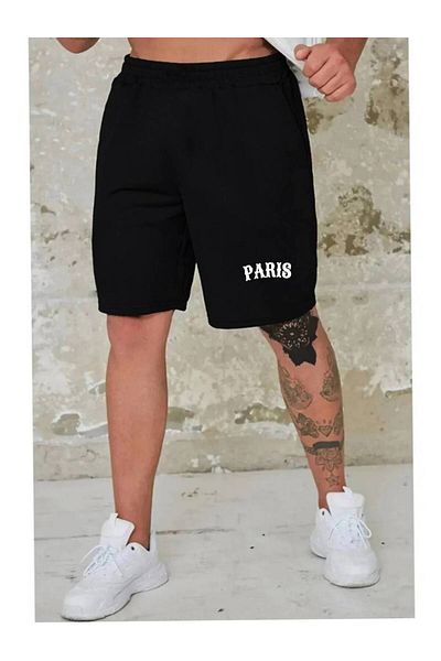 dk defne ky Printed Paris Men's Shorts