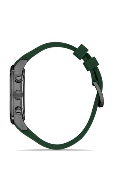 FERRO Quartz Silicone Green 45 mm Functions Active Men's Wristwatch
