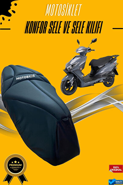 Motobros Husă de șa confortabilă ARORA QUANTUM cu burete visco și formă specială