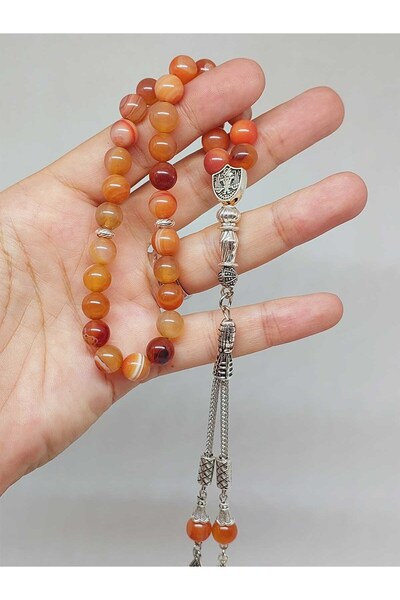 Yasamtohumu Чотки з агату 33 штуки 8 мм (53318)