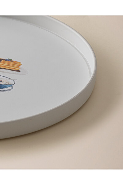 Madame Coco Tavă rotundă de prezentare Blanch colorată