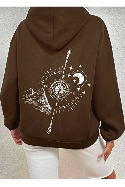 KOZİA OUTDOORS malkoçbey baskılı oversize unisex sweatşirt