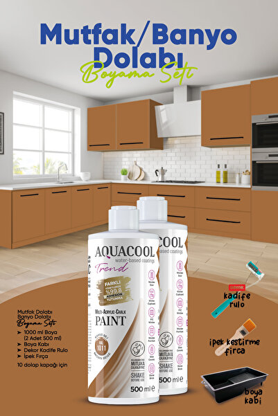 Aquacool Trend Mutfak Dolabı Boyama Seti / Banyo Dolabı Boyama Seti