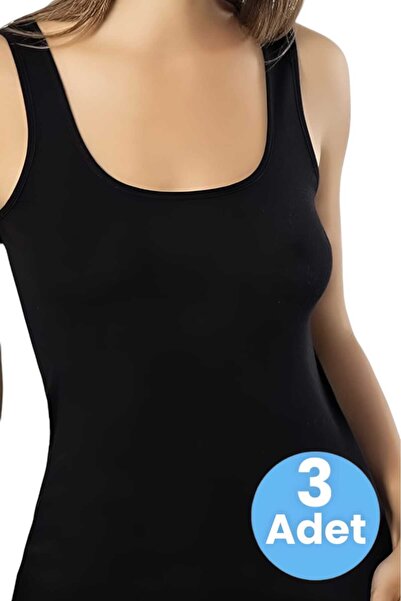 Uniquetrenders Жіночий бавовняний майка з товстими бретелями, набір з 3 штук