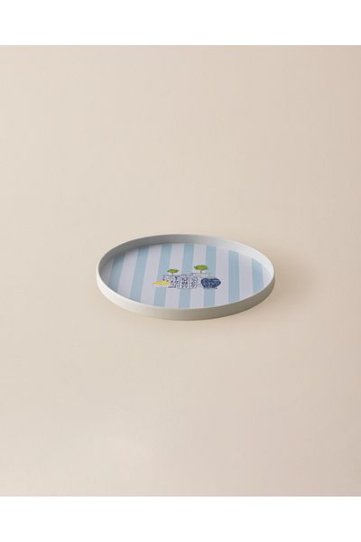 Madame Coco Carine Colorful Round Presentation Tray