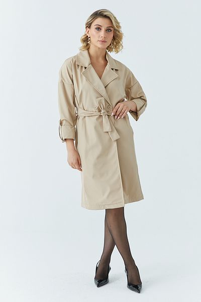ModaPlaza Women's Belted Trenchoat 9104