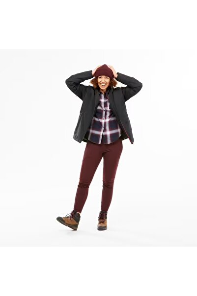 Decathlon Waterproof Women's Outdoor Snow Coat - Black Sh500 -10 ° C