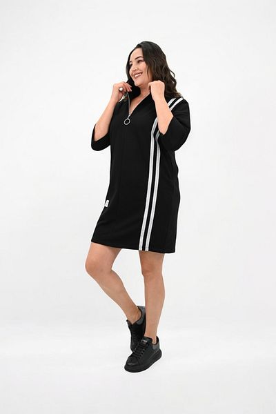 Koza Butik Γυναικείο αθλητικό φόρεμα με λεπτομέρεια με μισό φερμουάρ 5277-25