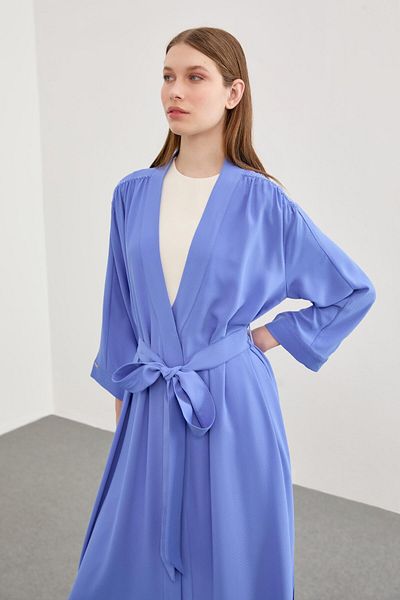 Zühre Μπλε Giy Çık με λεπτομέρεια Cummerbund GC-0186