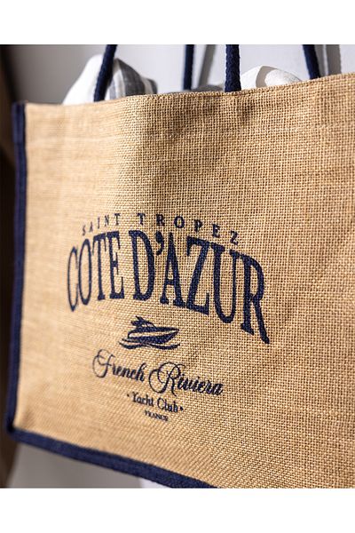 Madame Coco Aventurier Jute Bag
