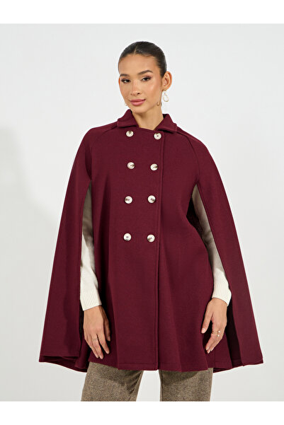 Styli معطف طويل من الصوف كبير الحجم