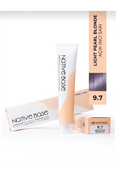 Native Base Saç Boyası 9.7 Açık Inci Sarı 100 ml