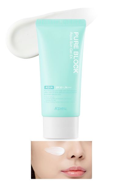 Missha Yoğun Nemlendirici Suya Dayanıklı Jel Güneş Kremi A'PIEU Pure Block Aqua Sun Gel EX SPF50+/PA+++50ml