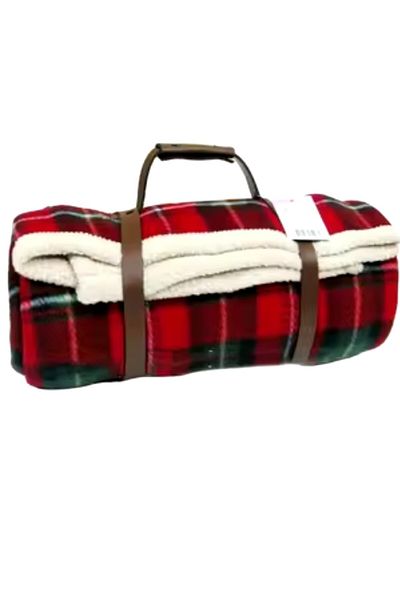 ARDSU Plaid Blanket with Tassinable Attachment 160X100 cm