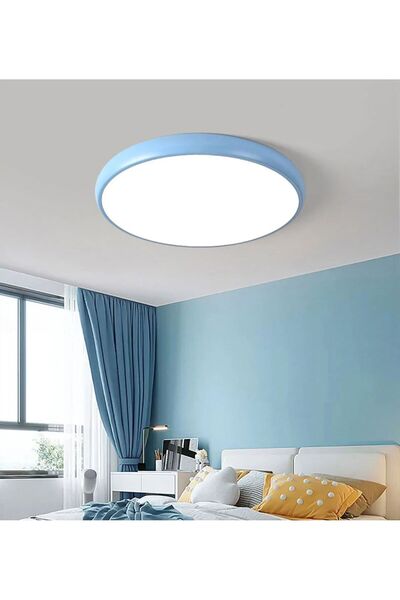 Vonalight 3Işık Renkli, 50cm Çocukodası,Owal Form Gövde,Ledli, Tavan Lambası,...