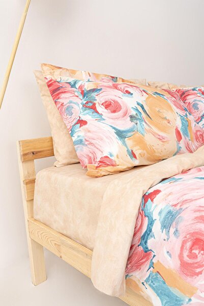 Soley | Rose | 100% Cotton Double Duvet Cover Set