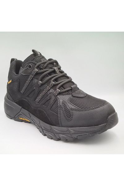 Greyder 17704 Μαύρα δερμάτινα Unisex Αδιάβροχα παπούτσια εξωτερικού χώρου