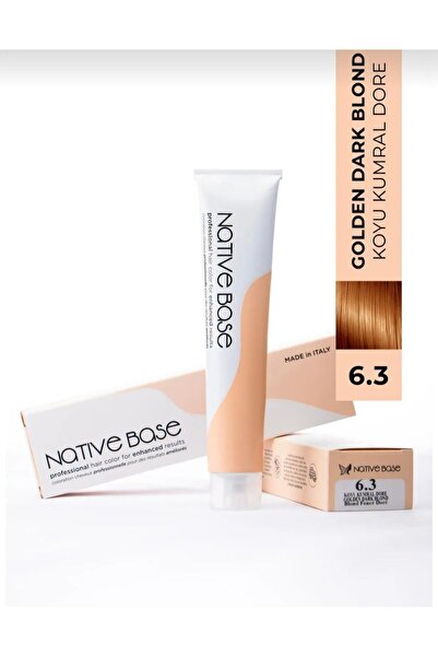 Native Base Saç Boyası 6.3 Koyu Kumral Dore 100 ml
