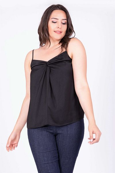 MYLİNE Knot Detailed Rope Strap Blouse