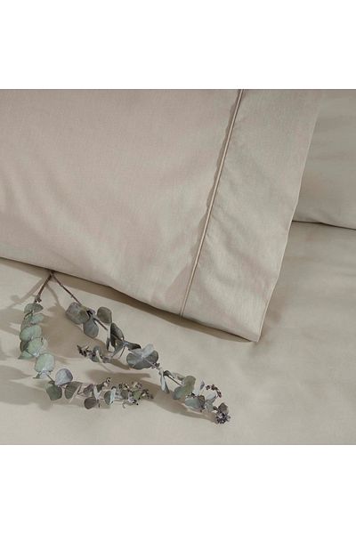 Taç طقم غطاء لحاف متوافق مع MINK CROWN BASIC RANFORCE مقاس 120 × 200